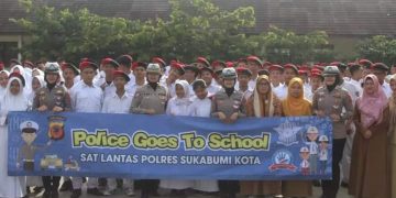 Polres Sukabumi Kota Gelar Program Police Goes To School Di SMKN 1 Kota Sukabumi