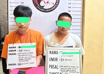 Dua Pemuda Pengedar Sabu Di Ringkus Polisi
