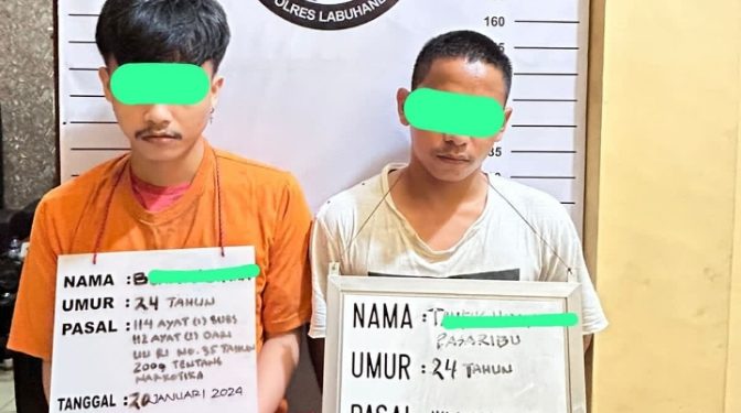Dua Pemuda Pengedar Sabu Di Ringkus Polisi