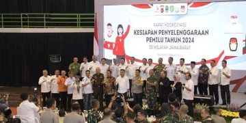 Rakor Kesiapan Penyelenggara Pemilu, Pemkab Sukabumi Komitmen Dukung Pemilu