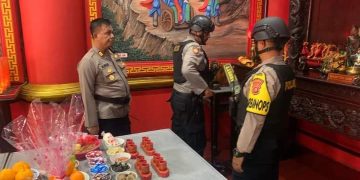 Satuan Samapta Polres Sukabumi Kota, Lakukan Sterilisasi Di Beberapa Vihara