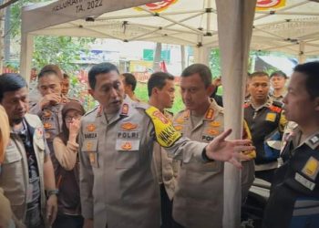 Wakapolda Jabar Kunjungan Kerja Ke Gudang Logistik PPK Lengkong