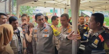 Wakapolda Jabar Kunjungan Kerja Ke Gudang Logistik PPK Lengkong