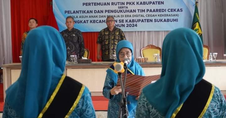 Resmi Terbentuk, Tim Paaredi Cekas Tingkat Kecamatan Se- Kabupaten Sukabumi