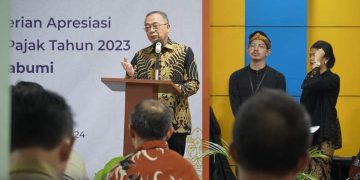 Serahkan SPT PPH Tahun Pajak 2023, Jajaran Pimpinan Daerah Kab Sukabumi Terima Penghargaan