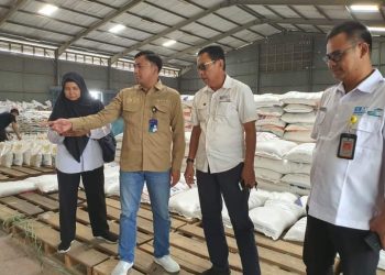 Monitoring Stok Beras Di Gudang Bulog, Ketersediaan Untuk Kab Sukabumi Masih Stabil