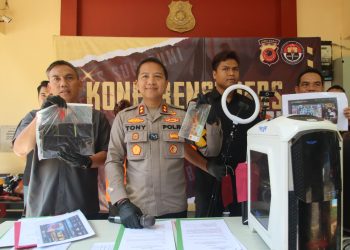 Polres Sukabumi Ungkap Sindikat Judi Online Melalui Live Streaming