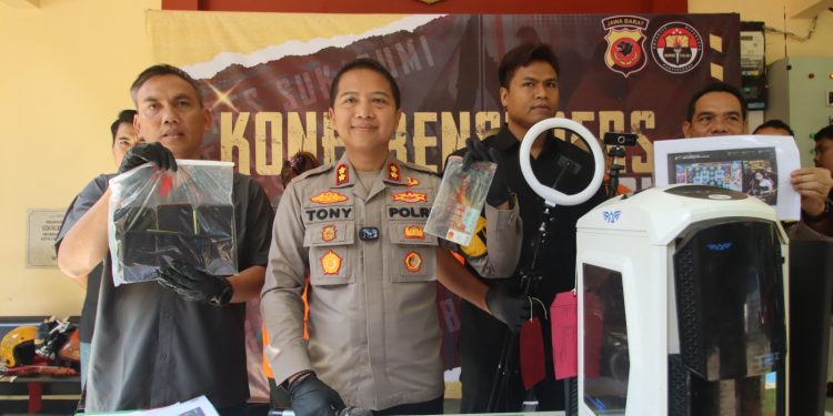 Polres Sukabumi Ungkap Sindikat Judi Online Melalui Live Streaming