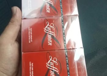 Beredar Deras Di Tanjab Barat, Rokok Ilegal Bermerek Luffman