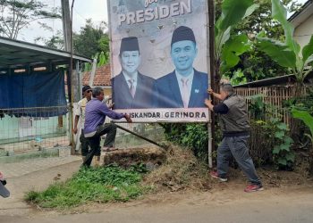 Masuki Masa Tenang, Panwaslu Nagrak Pastikan Tidak Ada Baliho Berbau Politik Terpampang