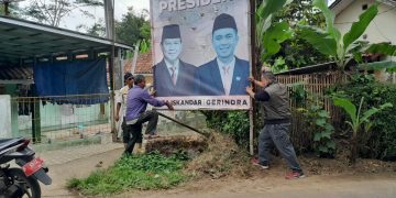 Masuki Masa Tenang, Panwaslu Nagrak Pastikan Tidak Ada Baliho Berbau Politik Terpampang