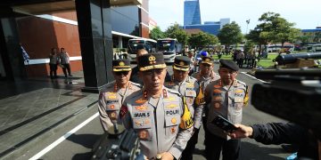 Kapolda Jatim Berangkatkan 1.013 Personel Amankan Pemilu 2024