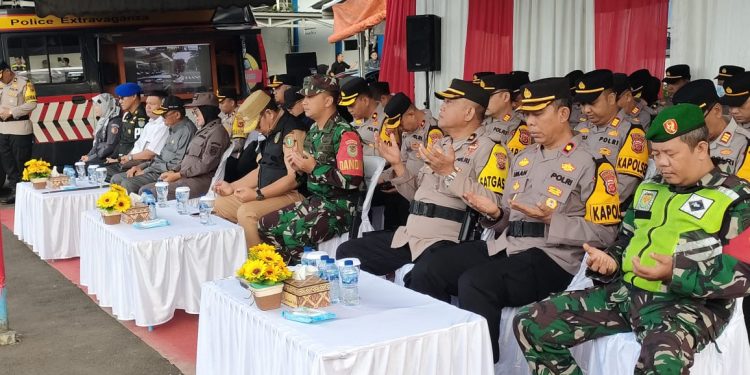 Dandim 0607/Kota Sukabumi Hadiri Apel Pergeseran Pasukan PAM Ke Tempat Pemungutan Suara (TPS) Pada Pemilihan Umum Serentak Tahun 2024