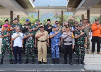 Ratusan Personil Polres Sukabumi, Diberangkatkan Menuju TPS, Pemilu 2024