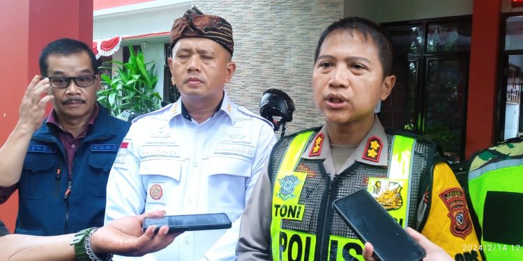 Kapolres Sukabumi Bersama Dandim Tinjau Lapas ll B Warungkiara, Pastikan Pemilu Aman Kondusif