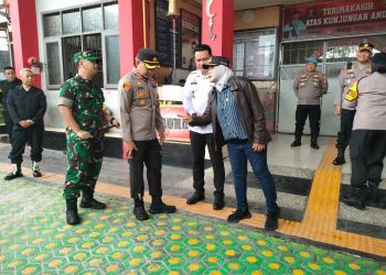 Dandim 0607/Kota Sukabumi Pantau TPS Bersama Forkopimda