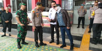 Dandim 0607/Kota Sukabumi Pantau TPS Bersama Forkopimda