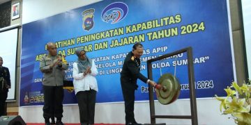 Pelatihan Peningkatan Kapabilitas APIP Dibuka Irjen Pol Suharyono Dilingkungan Polda Sumbar