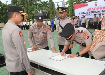 AKP Fiekry Terima Estafet Kasat Lantas Polres Sukabumi Gantikan AKP Sujana