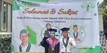 Dua Aktivis Himpunan Mahasiswa Islam diwisuda di Institut Citra Buana Indonesia