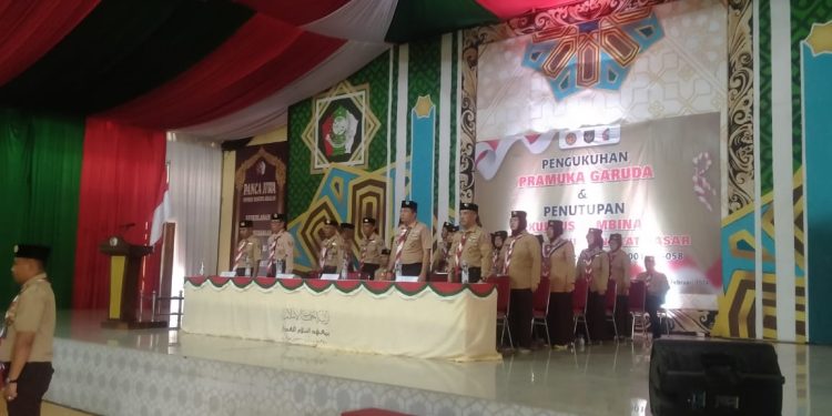 Penutupan Kursus Pembina Pramuka Mahir Tingkat Dasar (KMD) Pondok Modern Assalam Tahun 2024