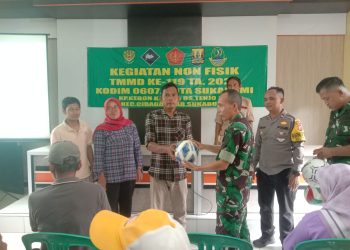 TMMD ke 119 Kodim 0607/ Kota Sukabumi Berikan Wawasan Kebangsaan