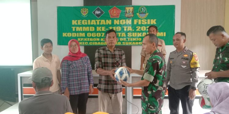 TMMD ke 119 Kodim 0607/ Kota Sukabumi Berikan Wawasan Kebangsaan