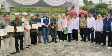 Dandim 0607/Kota Sukabumi Hadiri Kegiatan Gerakan Nasional Ketahanan Pangan Berkelanjutan Tahun 2024 Tingkat Kota Sukabumi