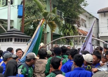 Aksi Unjuk Rasa, Mahasiswa UMMI Tuntut Persoalan Harga Beras Kian Tinggi