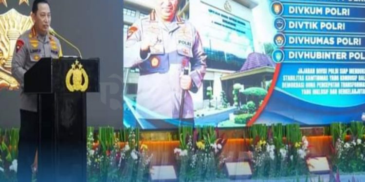 Kapolri Buka Rakernis Gabungan Divisi Polri 2024