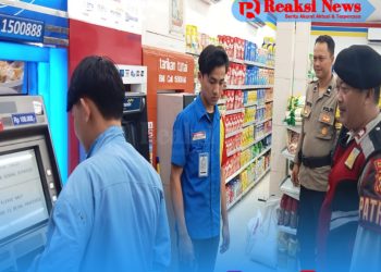 Cegah Kejahatan Perbankkan Saat Patroli Siang Polisi kontrol BANK BRI Dan ATM