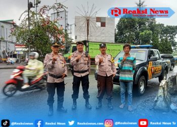 Jelang Buka Puasa, Polsek Lembursitu Polres Sukabumi Kota Laksanakan Patroli Cipkon