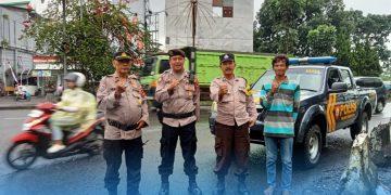 Jelang Buka Puasa, Polsek Lembursitu Polres Sukabumi Kota Laksanakan Patroli Cipkon