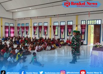 Satgas Yonif 310/KK Turut Sukseskan Camping Paskah Di Perbatasan