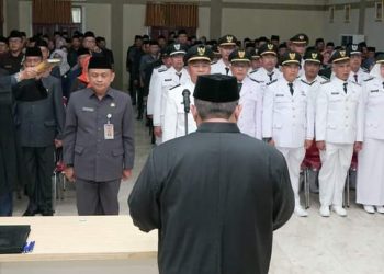 Bupati Sukabumi Melantik Dan Pengambilan Sumpah, Jaga Amanah Kunci Percepatan Pembangunan