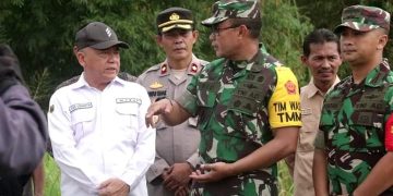 Wabup Sukabumi Dampingi Kunjungan Ketua Tim Wasev TMMD Ke 119 TA 2024