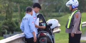 Pantau PAS BUKA, Kapolres Sukabumi Kota Kelilingi Kota Sukabumi