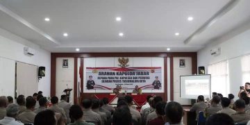 Kunjungan Kerja Kapolda Jabar, Berikan Pengarahan Kepada Perwira dan Kapolsek Jajaran Polres Tasikmalaya Kota