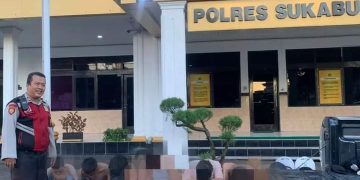 Tim PAS BUKA Polres Sukabumi Kota Amankan 9 Remaja Yang Konvoi Jelang Buka Puasa
