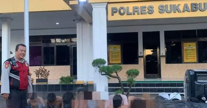 Tim PAS BUKA Polres Sukabumi Kota Amankan 9 Remaja Yang Konvoi Jelang Buka Puasa