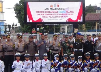 Dandim 0607/Kota Sukabumi Ikuti Apel Gelar Pasukan Operasi Keselamatan Lodaya Tahun 2024