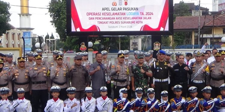Dandim 0607/Kota Sukabumi Ikuti Apel Gelar Pasukan Operasi Keselamatan Lodaya Tahun 2024