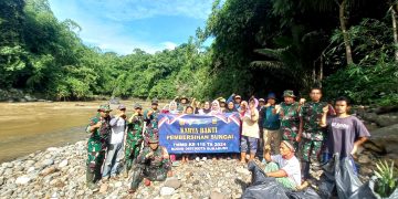 Sasar Kebersihan Lingkungan di TMMD Ke-119, Bersama Warga Lakukan Ini di Desa Tenjojaya