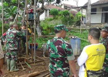 Bangun MCK Dan Sumur Bor Dalam TMMD Ke 119 Kodim 0607/ Kota Sukabumi