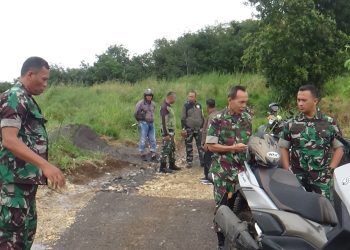 Pastikan Selesai Tepat Waktu Dansatgas TMMD Ke-19 Pantau Terus Sasaran Fisik