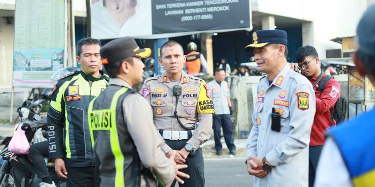 Jelang Arus Mudik Lebaran, Kapolres Sukabumi Cek Lokasi Titik wilayah utara Sukabumi