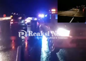 Tol Bocimi Exit Tol Parungkuda Longsor Mengakibatkan Satu Unit Kendaraan Terperosok Kedalam Jurang