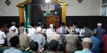 Kegiatan Tarawih Antar Masigit (Transit ) dan Safari Ramadhan Kapolsek Lembursitu di Mesjid jami AL Hidayatul ulla