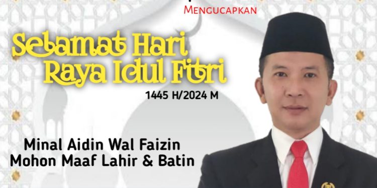 Anggota DPRD Kabupaten Sukabumi Teddy Setiadi Mengucapkan Selamat Hari Raya Idul Fitri 1445 H