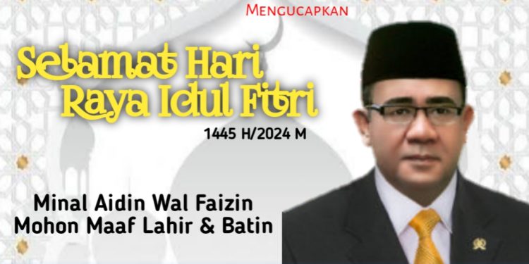 Anggota DPRD Kota Sukabumi Yunus Suhendi,S.IP Mengucapkan Selamat Hari Raya Idul Fitri 1445 H